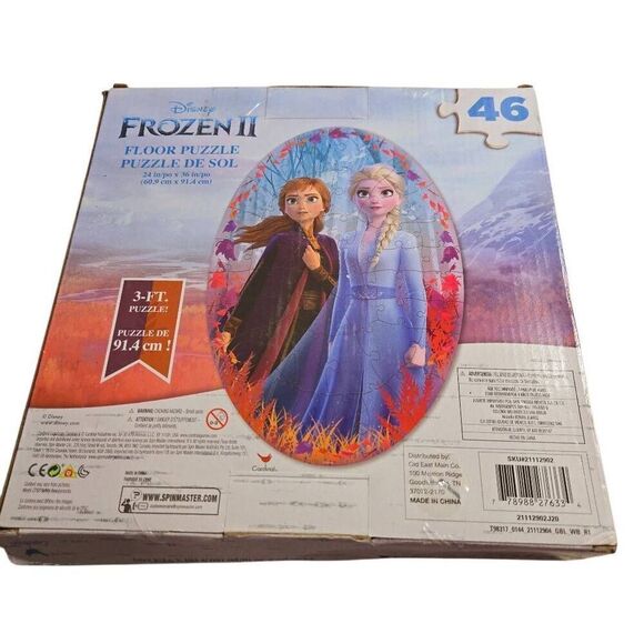 Disney Frozen 3ft floor learning puzzle 46 peices - Picture 2 of 8